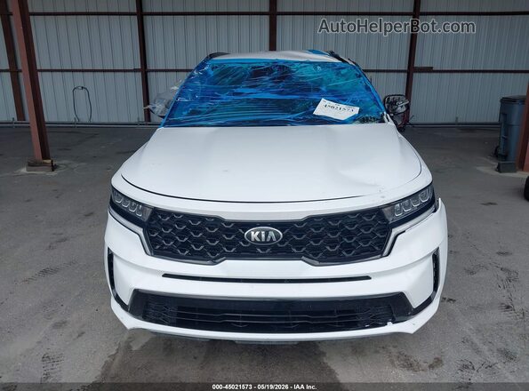 5XYRL4LC9MG018430 2021 KIA SORENTO Белый Вид щитка приборов