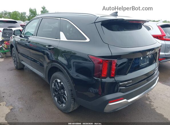 5XYRLDJC4SG356950 2025 KIA SORENTO Black უკანა მარცხენა