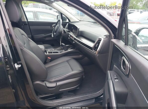 5XYRLDJC4SG356950 2025 KIA SORENTO Black წინა სალონის ხედი