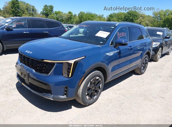 5XYRLDJC5SG320636 2025 KIA SORENTO Dark Blue Передня ліва чверть