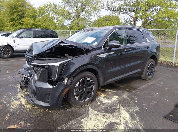 5XYRLDJC6SG327711 2025 KIA SORENTO Black Vista tres cuartos delantera izquierda