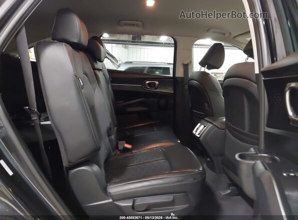 5XYRLDJC7SG401198 2025 KIA SORENTO Black Widok naklejki z numerem VIN