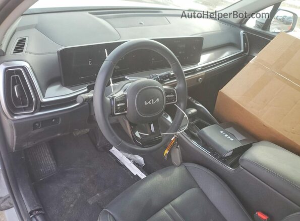 5XYRLDJC8SG349175 2025 KIA SORENTO White Вид панелі приладів