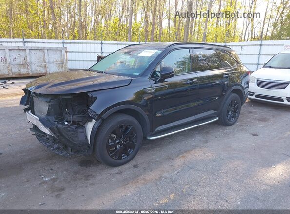 5XYRLDLC1MG024383 2021 KIA SORENTO Black Przód lewy