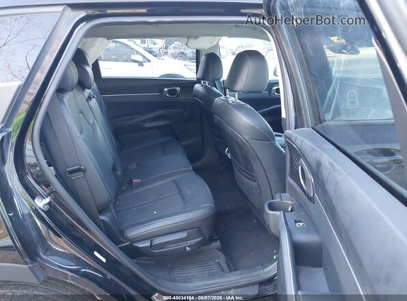 5XYRLDLC1MG024383 2021 KIA SORENTO Black Widok naklejki z numerem VIN