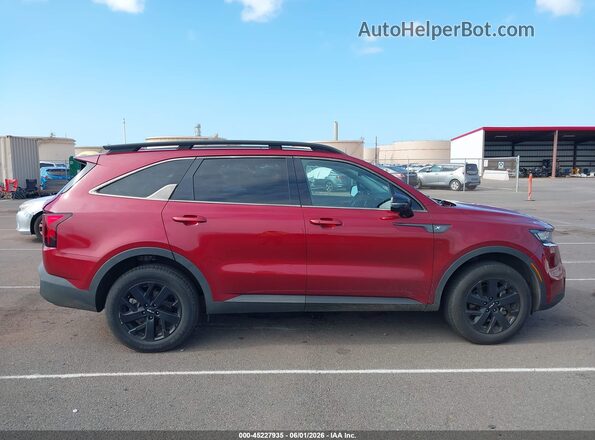 5XYRLDLC4NG140937 2022 KIA SORENTO Red უკანა სალონის ხედი
