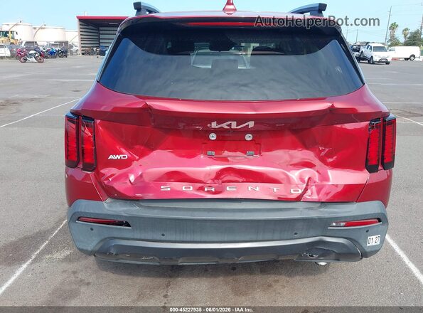 5XYRLDLC4NG140937 2022 KIA SORENTO Red წინა ხედი