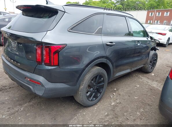 5XYRLDLC6MG001536 2021 KIA SORENTO Green Rear right