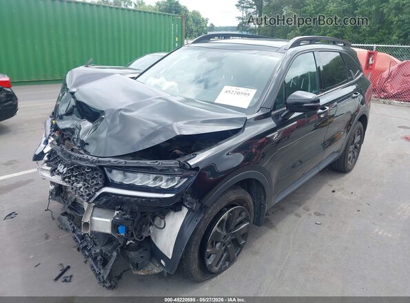 5XYRLDLC9NG104919 2022 KIA SORENTO Black Vista tres cuartos delantera izquierda