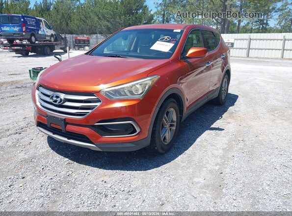 5XYZT3LB1HG409983 2017 HYUNDAI SANTA FE SPORT Оранжевый Передняя левая четверть