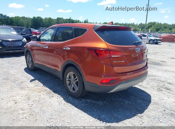 5XYZT3LB1HG409983 2017 HYUNDAI SANTA FE SPORT Оранжевый Задняя левая четверть