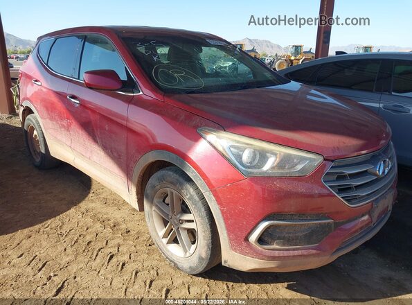 5XYZT3LB2HG381711 2017 HYUNDAI SANTA FE SPORT Burgundy Vista frontal