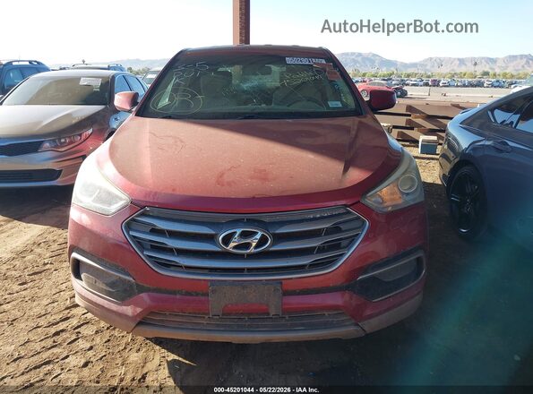 5XYZT3LB2HG381711 2017 HYUNDAI SANTA FE SPORT Burgundy Vista del cuadro de instrumentos