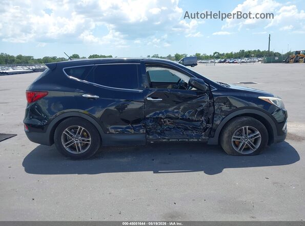 5XYZT3LB4JG564310 2018 HYUNDAI SANTA FE SPORT Черный Вид задней части салона