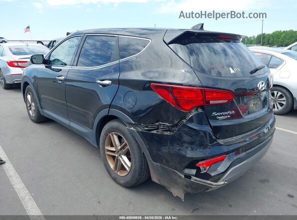5XYZT3LB5HG384800 2017 HYUNDAI SANTA FE SPORT Black Rear left
