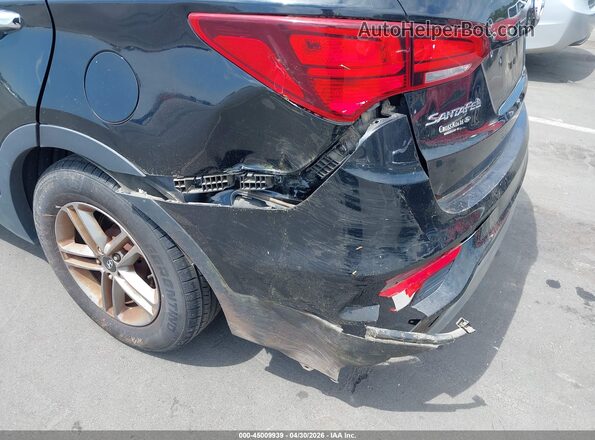 5XYZT3LB5HG384800 2017 HYUNDAI SANTA FE SPORT Black Front view