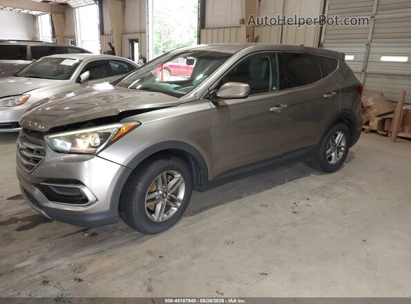 5XYZT3LB7HG404285 2017 HYUNDAI SANTA FE SPORT Gray წინა მარცხენა ხედი სამი მეოთხედიდან