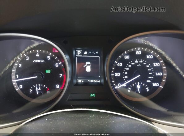 5XYZT3LB7HG404285 2017 HYUNDAI SANTA FE SPORT Gray უკანა სავარძლების ხედი