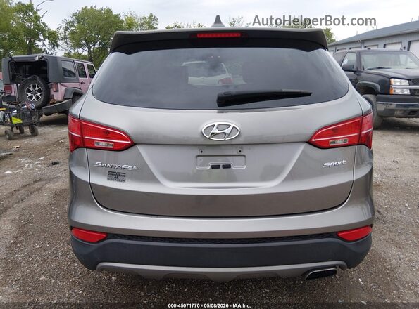 5XYZT3LB9GG318359 2016 HYUNDAI SANTA FE SPORT Gray 