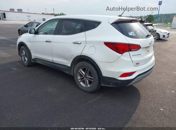 5XYZT3LB9JG557501 2018 HYUNDAI SANTA FE SPORT White Задня ліва чверть