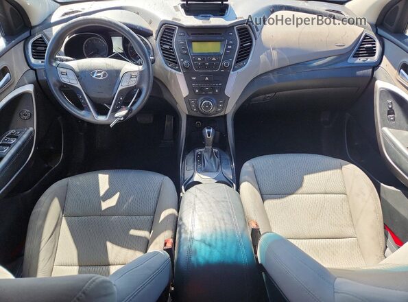 5XYZTDLB2GG349541 2016 HYUNDAI SANTA Blue Vista del salpicadero
