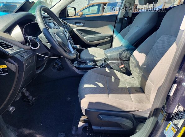 5XYZTDLB2GG349541 2016 HYUNDAI SANTA Blue Vista interior delantera
