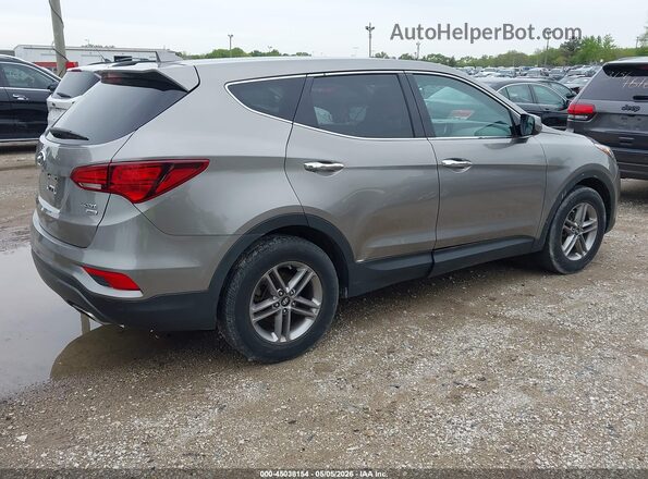 5XYZTDLB2HG442741 2017 HYUNDAI SANTA FE SPORT Бежевый Задняя правая четверть