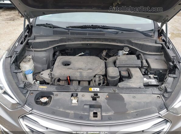 5XYZTDLB2HG442741 2017 HYUNDAI SANTA FE SPORT Бежевый Вид сзади