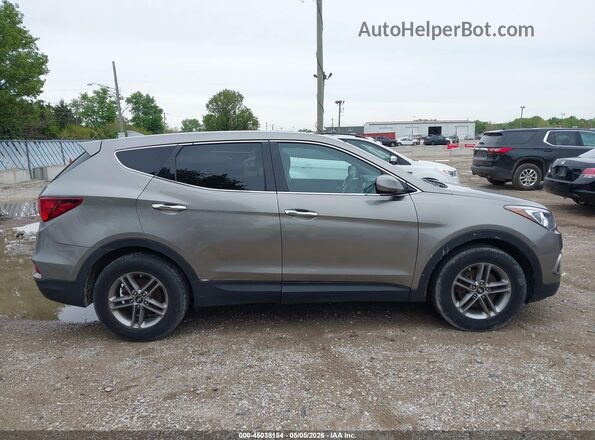 5XYZTDLB2HG442741 2017 HYUNDAI SANTA FE SPORT Бежевый Вид задней части салона