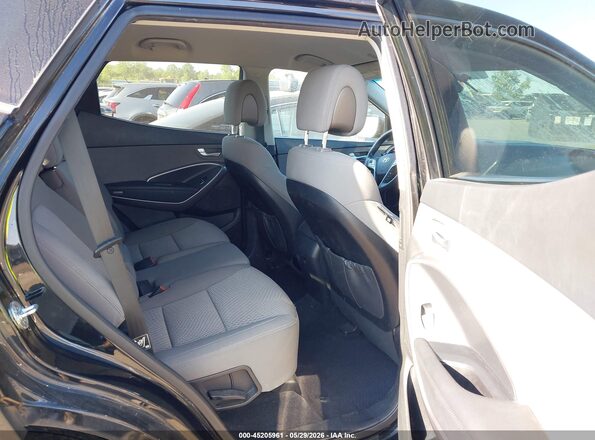 5XYZTDLB4GG378040 2016 HYUNDAI SANTA FE SPORT Black Widok naklejki z numerem VIN