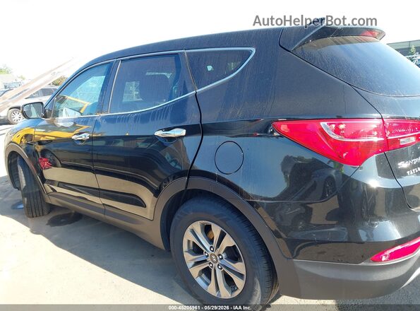 5XYZTDLB4GG378040 2016 HYUNDAI SANTA FE SPORT Black Widok wnętrza 360 stopni