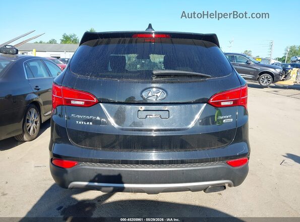 5XYZTDLB4GG378040 2016 HYUNDAI SANTA FE SPORT Black 