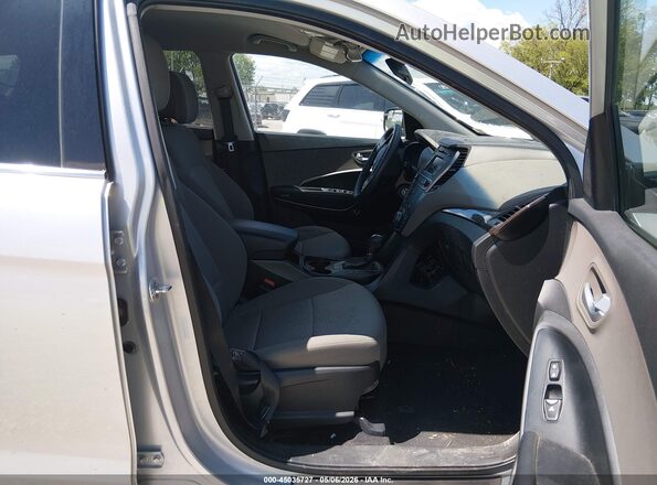 5XYZTDLB4HG454941 2017 HYUNDAI SANTA FE SPORT Silver Vista interior delantera