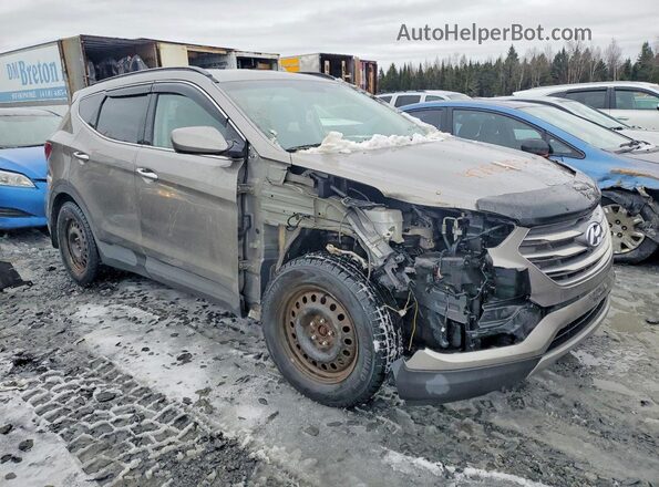 5XYZTDLB4JG523701 2018 HYUNDAI SANTA Gray 