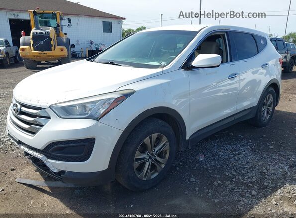 5XYZTDLB5GG363823 2016 HYUNDAI SANTA FE SPORT Белый Передняя левая четверть