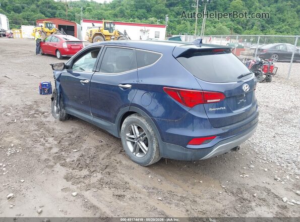 5XYZTDLB5HG392899 2017 HYUNDAI SANTA FE SPORT Blue უკანა მარცხენა