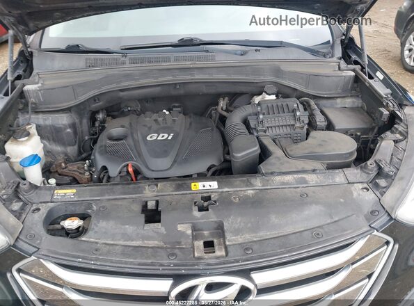 5XYZTDLB7GG312162 2016 HYUNDAI SANTA FE SPORT Черный Вид сзади