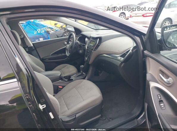 5XYZTDLB7GG312162 2016 HYUNDAI SANTA FE SPORT Черный Вид салона спереди