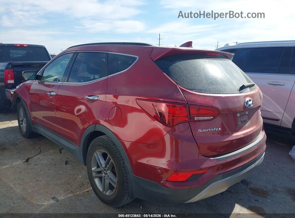 5XYZU3LB3HG416091 2017 HYUNDAI SANTA FE SPORT Темно-бордовый Задняя левая четверть