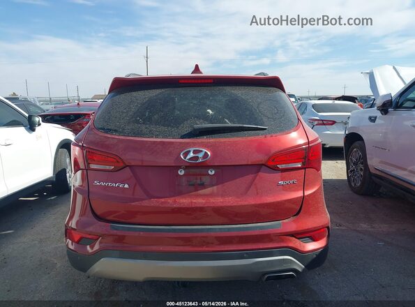 5XYZU3LB3HG416091 2017 HYUNDAI SANTA FE SPORT Темно-бордовый 