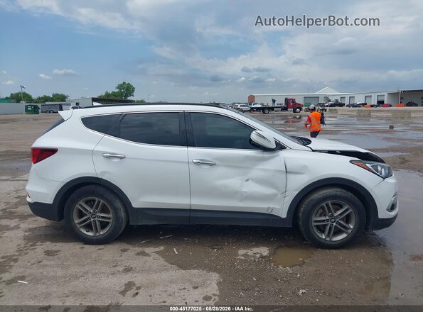 5XYZU3LB3JG548323 2018 HYUNDAI SANTA FE SPORT White Սալոնի հետևի տեսք
