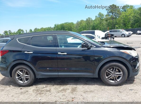 5XYZU3LB4HG399124 2017 HYUNDAI SANTA FE SPORT Black Vista interior trasera