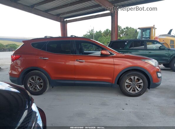 5XYZU3LB6GG319031 2016 HYUNDAI SANTA FE SPORT Orange Vista interior trasera