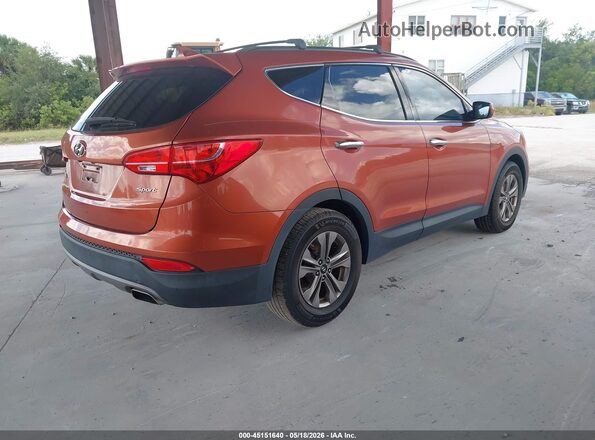 5XYZU3LB6GG319031 2016 HYUNDAI SANTA FE SPORT Orange Trasero derecho