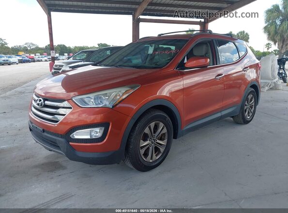 5XYZU3LB6GG319031 2016 HYUNDAI SANTA FE SPORT Orange Vista tres cuartos delantera izquierda