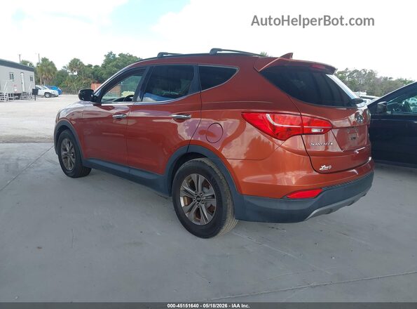 5XYZU3LB6GG319031 2016 HYUNDAI SANTA FE SPORT Orange Trasero izquierdo