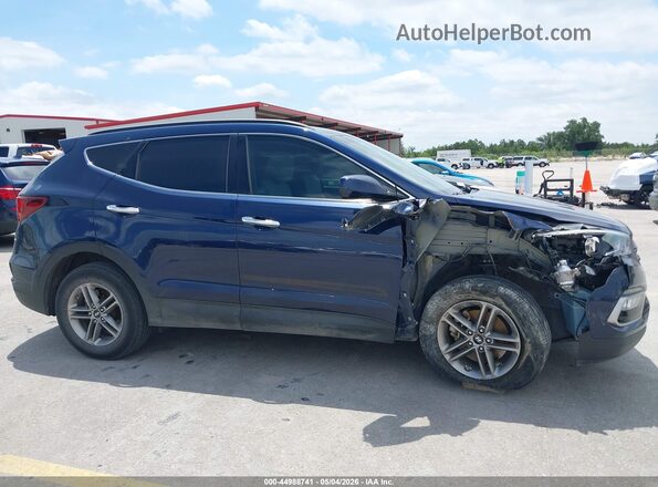 5XYZU3LB8HG417351 2017 HYUNDAI SANTA FE SPORT Dark Blue Widok wnętrza z tyłu