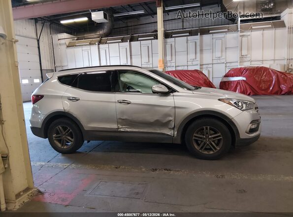 5XYZU3LB8HG447384 2017 HYUNDAI SANTA FE SPORT Серебряный Вид задней части салона