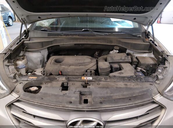 5XYZU3LB8HG447384 2017 HYUNDAI SANTA FE SPORT Серебряный Вид сзади