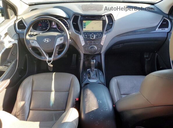 5XYZU3LBXGG370581 2016 HYUNDAI SANTA Black წინა პანელის ხედი
